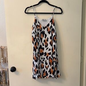 Leopard Print Mini Dress